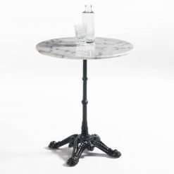 Redville Garden Pedestal Table with Marble Top