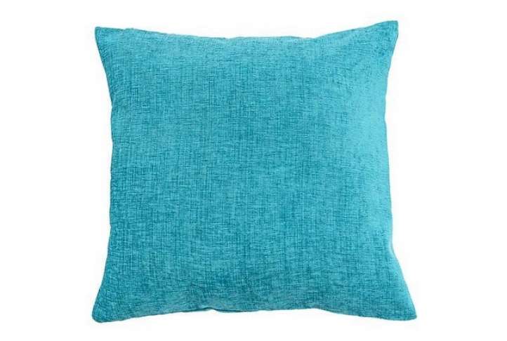 Chenille Scatter Cushion, Turquoise | Absolute Home