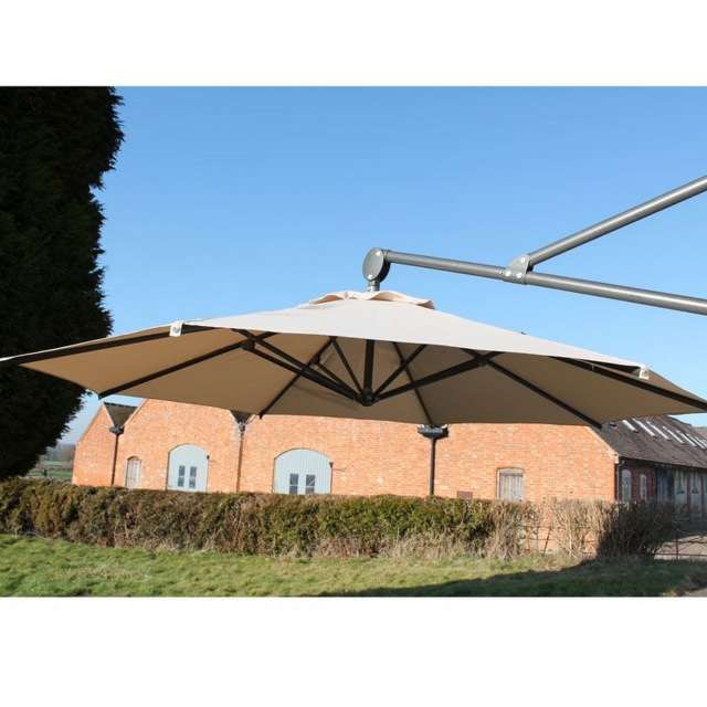 Turino Wall Parasol, Beige or Charcoal
