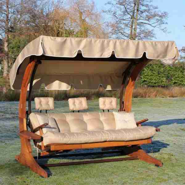 3 Seater Summer Dream Swingseat with Foot Rests
