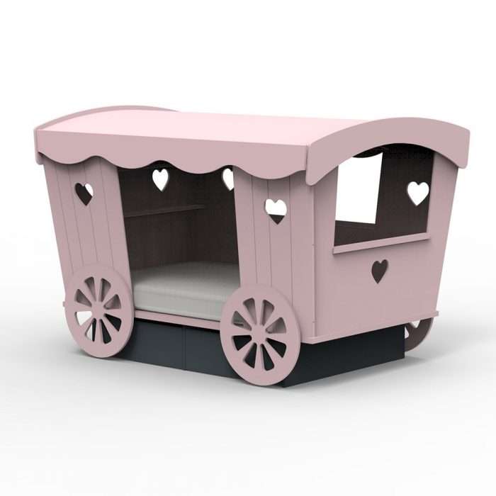 Fairytale Carriage Children's Bed, Various Colours