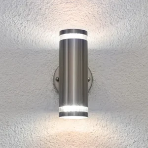 Tiberus Stainless Steel LED Outdoor Wall Light