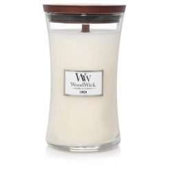 WoodWick Linen Large Jar Candle, 180 Hours