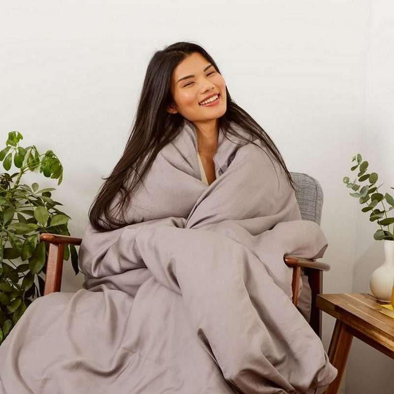 Mela Chill Weighted Blanket - Double - 9.0kg - Absolute Home