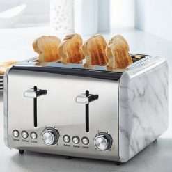 EGL 4 Slice Toaster, Marble