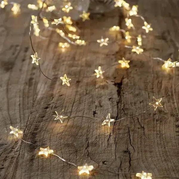 Extra-Large Star Fairy Lights 2.1 Metres – 80 Bulbs