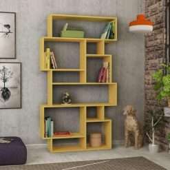 CARRY 10 Cube Bookcase - Mustard