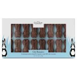 16 Milk Chocolate City Easter Bunnies