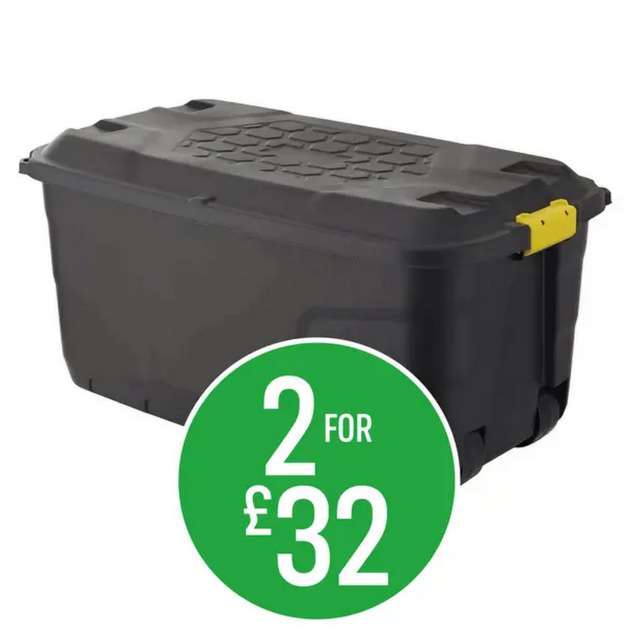 145L Heavy Duty Storage Trunk Offer - 2 for £32