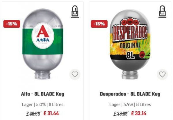 The BLADE: Up To 15% Off Popular 8L Beer Kegs