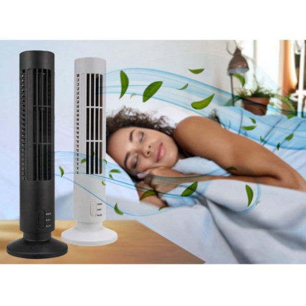 Oscillating Air Cooler 13" Tower Fan - Just £11.99 - Save 85%