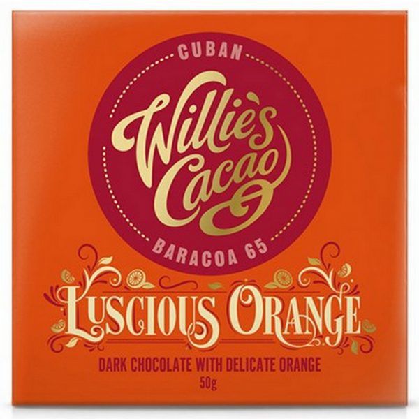 Luscious Orange Dark Chocolate Bar