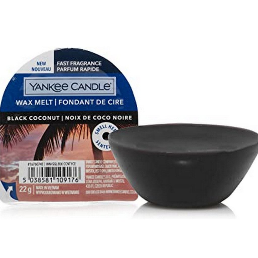 Yankee Candle Wax Melt, Black Coconut Absolute Home