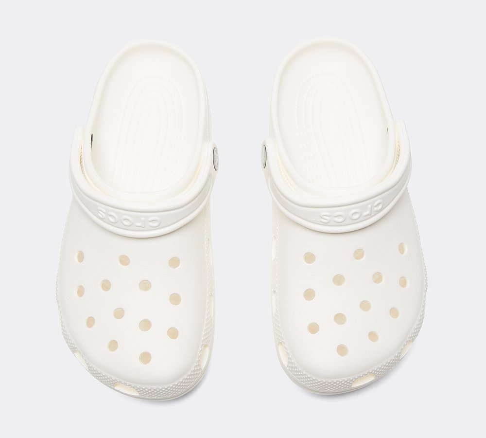 Crocs Junior Classic Clogs - White | Absolute Home